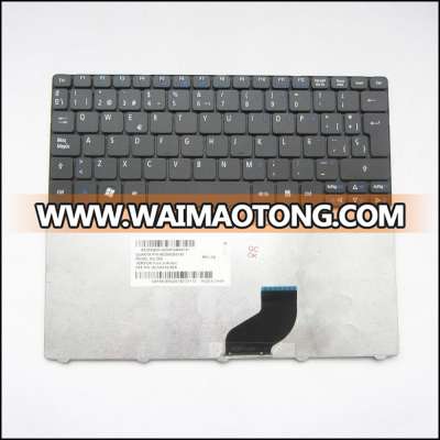 Teclado Spanish SP layout Laptop Keyboard For ACER ONE 532H 521 D255 D260 GATEWAY LT21 BLACK